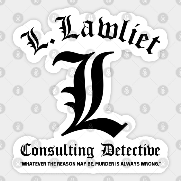 Consulting Detective logo Sticker by buby87